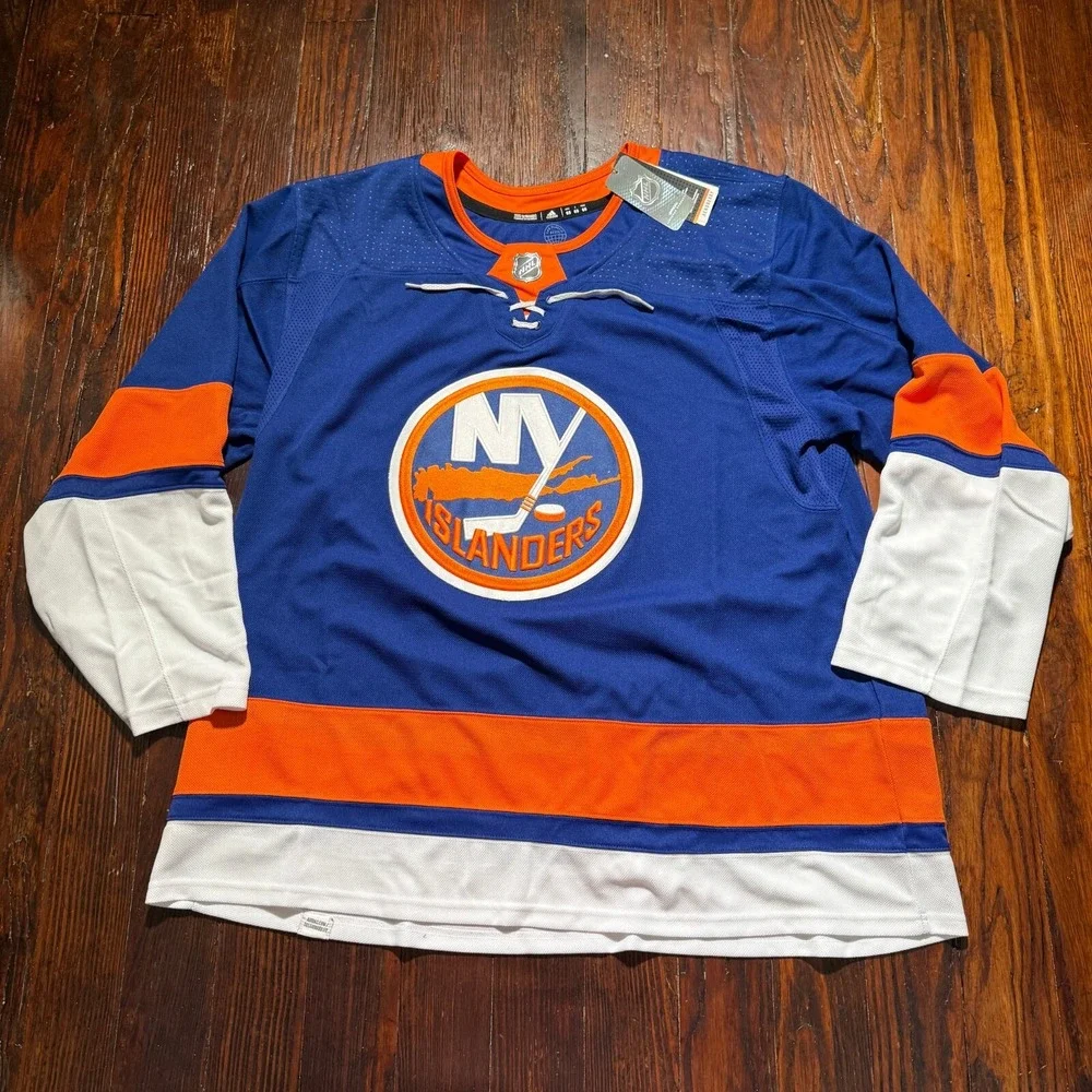 New York Islanders Adidas Primegreen Authentic NHL Jersey Mens 60 Blue Home